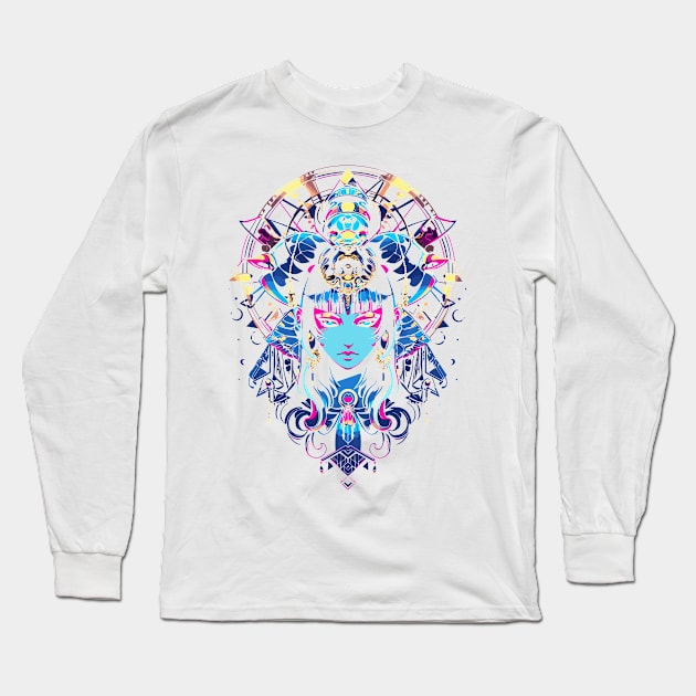 Cleopatra Long Sleeve T-Shirt by crula